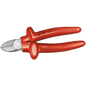 UTENSILI ISOLATI SECONDO LE NORME VDE Tronchese con tempra supplementare.<br>Esecuzione cromata. insulated and officially controlled tools under voltage-VDE 355GT