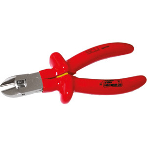UTENSILI ISOLATI SECONDO LE NORME VDE Combinate con tronchese e tasselli intercambiabili.<br>Esecuzione cromata. insulated and officially controlled tools under voltage-VDE 355GTE