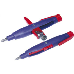 CHIAVI PER ARMADI E QUADRI ELETTRICI Tipo con:<br>2 attacchi esagonali, di cui 1 magnetico, per inserti da 1/4"<br>1 bocca quadra da mm 5<br>1 bocca quadra da mm 8<br>1 bocca triangolare da mm 9<br>1 attacco quadro a 4 gradini da mm 6-7-8-9 switch key universal wrenches 359GRA