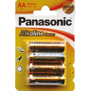 BATTERIE ALCALINE Confezione indivisibile in blister di 4 pezzi. alkaline batteries 3600E