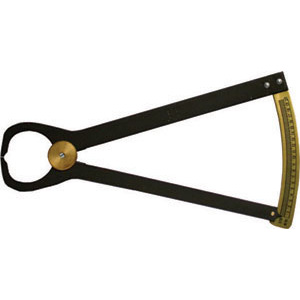 COMPASSI GRADUATI precision spring compasses of steel with brass scale 3742G