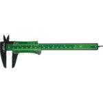 CALIBRI TASCABILI IN FIBRA DI VETRO CALIMAX Calibro a doppia lettura mm 0,1 e poll. 1/64. In pratico astuccio. sliding caliper gauges 3745GE