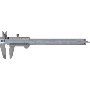 CALIBRI DI PRECISIONE Graduazione e nonio con lettura 1/50 di mm, 1/1000 di poll. Esecuzione cromata opaca. precision pocket calipers 3746GM