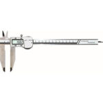 CALIBRI ELETTRONICI DIGITALI Con funzione supplementare "HOLD" (MEMORIA). Con becchi lunghi mm 80. Con guscio in metallo, asta di profondità piatta, senza rotellina di azionamento. Senza predisposizione uscita dati. electronic-digit-calipers 3747ZL