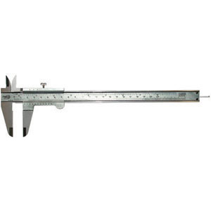 CALIBRI TASCABILI A CORSOIO Di precisione. Graduazione e nonio con lettura 1/50 di mm, 1/1000 di poll.<br>Con asta di profondità tonda. Con vite. In astuccio. precision pocket calipers slide gauge for inside outside and measurements 3749GF