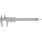 CALIBRI TASCABILI A CORSOIO Graduazione e nonio con lettura 1/20 di mm, 1/128 di poll.<br>Con piani complanari senza errori di parallasse. Con vite. In astuccio. precision pocket calipers slide gauge for inside outside and measurements 3751G