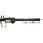 CALIBRI ELETTRONICI DIGITALI Con asta di profondità tonda.<br>Letture: 0,01 mm/0,0005 poll. <br>Velocità di risposta max: 1 m/s <br>Limite min/max temperatura di lavoro: 10-50 °C<br>In cofanetto.<br>Tipo PROFESSIONALE.<br>Con predisposizione uscita dati. electronic-digit-calipers 3759GE