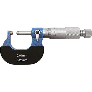 MICROMETRI PER TUBI Divisione 1/100 di mm. Con vite a cricchetto, levetta di bloccaggio e guancialetti atermici. tube micrometers 3792P