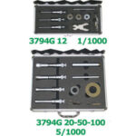 MICROMETRI PER INTERNI IN ASSORTIMENTO Precisione da capacità mm 6 a 40: mm 0,004.<br>Precisione da capacità mm 40 a 100: mm 0,005. precision inside micrometer sets 3794G 12 20