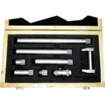 MICROMETRI PER INTERNI Serie con capacità mm 50 - 600.<br>Composta da 1 micrometro e 6 prolunghe da mm 13 - 25 - 50 - 100 - 150 - 200. precision inside micrometers 3795GA