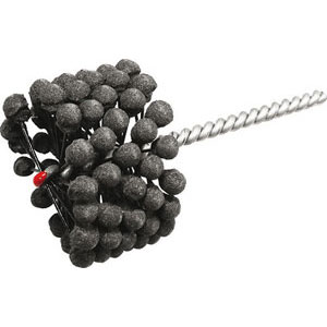 LEVIGATORI PER CILINDRI FRENI E MOTORI Tipo corto "D - B - C".<br>Lunghezza abrasivo mm 45. Lunghezza totale mm 127. Attacco Ø mm 6. brake and engine cylinders hones 387B