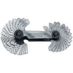 CONTAFILETTI Tipo doppio per filetti Whitworth, Metrico ISO e Whitworth Gas. Con 58 lame. screw pitch gauges 3969G