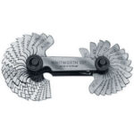 CONTAFILETTI Tipo doppio per filetti Whitworth e Metrico ISO. Con 52 lame. screw pitch gauges 3970G