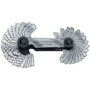 CONTAFILETTI Tipo doppio per filetti Whitworth e Metrico ISO. Con 52 lame. screw pitch gauges 3970G