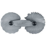 RAGGIMETRI Con 34 lame per raggi da 1 a 7. In acciaio. precision radius gauges 3973GA