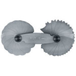 RAGGIMETRI Con 32 lame per raggi da 7,5 a 15. In acciaio. precision radius gauges 3973GB