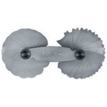 RAGGIMETRI Con 32 lame per raggi da 7,5 a 15. In acciaio INOX. precision radius gauges 3973GL