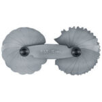 RAGGIMETRI Con 30 lame per raggi da 15,5 a 25. In acciaio INOX. precision radius gauges 3973GP
