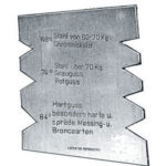 CALIBRI PER UTENSILI DA TORNIO  lathe tool gauges 3981GB