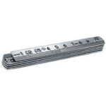METRI E DOPPIMETRI IN ACCIAIO INOSSIDABILE Larghezza mm 12. inox steeI folding rules 4132