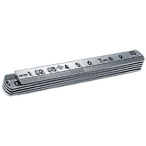 METRI E DOPPIMETRI IN ACCIAIO INOSSIDABILE Larghezza mm 12. inox steeI folding rules 4132
