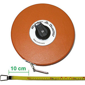 ROTELLE METRICHE NASTRO FIBRA DI VETRO Divisione in MILLIMETRI. Classe di precisione II. fibre glass measuring tapes 4146G