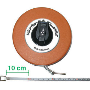 ROTELLE METRICHE NASTRO ACCIAIO Divisione in MILLIMETRI. Classe di precisione II. steeI measuring tapes 4148GM