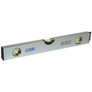 LIVELLE IN DURALLUMINIO Con 3 bolle infrangibili, orizzontale, verticale e inclinata di 45°. aluminium levels 4179B