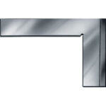 SQUADRE DI PRECISIONE IN ACCIAIO Con cappello, avvitato. precision steel squares 4251P 250 160