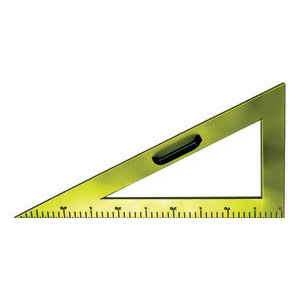 SQUADRE  E RIGHE PER VETRAI Squadra mm 500x250. glass squares and rules 4300