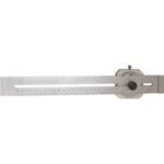 TRACCIATORI A SQUADRA In acciaio inossidabile, con guida cromata opaca. steel marking gauges with squares 4328GL