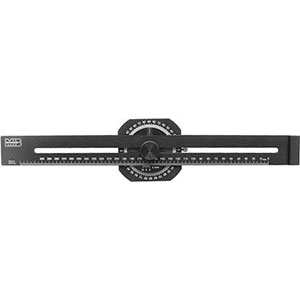 TRACCIATORI A SQUADRA In alluminio nero temprato con durezza 63 HRC, che garantisce una ottimale resistenza all'usura. Esecuzione di precisione, produzione "Made in Germany", scala graduata incisa a laser, indelebile e di facile lettura.<br>Lettura 0,1 mm. steel marking gauges with squares 4328GP