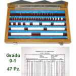 BLOCCHETTI DI RISCONTRO IN ASSORTIMENTO Precisione grado 1. gauges block sets 4345GB