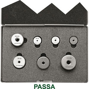 CALIBRI AD ANELLO PER FILETTARE IN ASSORTIMENTO tread ring gauges in set 4350GLD