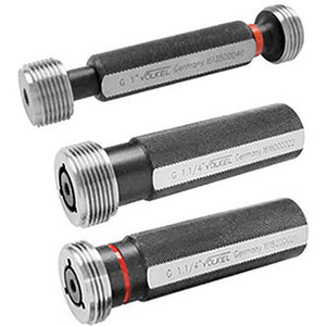 CALIBRI A TAMPONE PER FILETTATURE Dalla misura 1.1/4" i tamponi sono forniti singoli nella versione PASSA (G) o NON PASSA (NG). limit thread gauges 4350LA