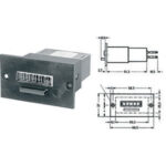 CONTAIMPULSI A DISTANZA Per corrente alternata 230 V. impulse-counters 4457G