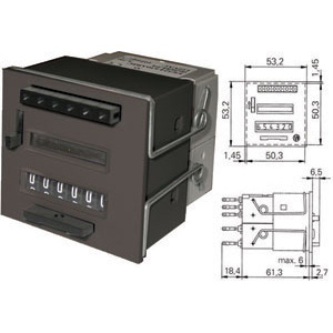 CONTAIMPULSI PRESELETTORI ADDIZIONANTI Per corrente alternata 24 V. impulse-counters 4459GA