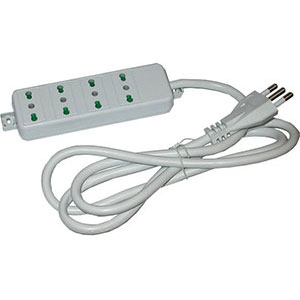 PRESE MULTIPLE Colore bianco. power sockets 4473G 9A