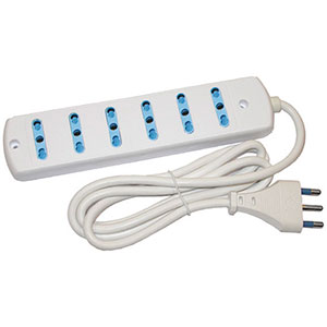 PRESE MULTIPLE Colore bianco. power sockets 4473G 9E