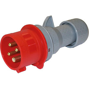 SPINE E PRESE INDUSTRIALI Spina CEE a 4 poli (trifase 380 V + terra) 16 A. industrial plugs and outlets 4474GTB