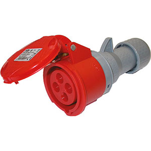 SPINE E PRESE INDUSTRIALI Presa CEE a 4 poli (trifase 380 V + terra) 16 A. industrial plugs and outlets 4474GTE