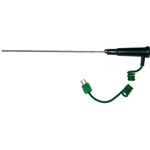 TERMOMETRI ELETTRONICI DIGITALI Sonda termocoppia per misurazioni da -40 °C a + 250 °C.<br>Diametro mm 3, lunghezza utile mm 245.<br>Per la rilevazione della temperatura dell’aria. digital thermometers 4476GS