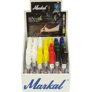 MARCATORI PER USO INDUSTRIALE Completo di 32 marcatori:<br>12 pz. colore bianco Art. 4476 20A<br>8 pz. colore giallo Art. 4476 20B<br>3 pz. colore rosso Art. 4476 20C<br>3 pz. colore blu Art. 4476 20E<br>3 pz. colore nero Art. 4476 20F<br>3 pz. colore verde Art. 4476 20G industrial markers 4476 20Z