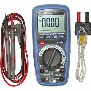 MULTIMETRI Completo di coppia puntali e sonda termocoppia Art. 4476 GH. multimeters 4480GE