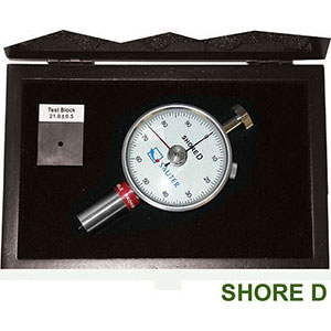 DUROMETRI Scala SHORE D per misurazioni di gomme dure, materie plastiche, resipol, resine sintetiche, resine epossidiche, plexiglass ecc. hardness testers 4481GVL
