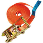 NASTRI DI ANCORAGGIO CARICHI Ad anello senza ganci.<br>Nastro in poliestere, larghezza mm 25, lunghezza m 6. Carico di lavoro kg 750. anchorage system 4489CA