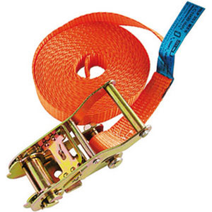 NASTRI DI ANCORAGGIO CARICHI Ad anello senza ganci.<br>Nastro in poliestere, larghezza mm 25, lunghezza m 6. Carico di lavoro kg 750. anchorage system 4489CA