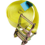 NASTRI DI ANCORAGGIO CARICHI Ad anello senza ganci.<br>Nastro in poliestere, larghezza mm 50, lunghezza m 8. Carico di lavoro kg 1000. anchorage system 4489DA