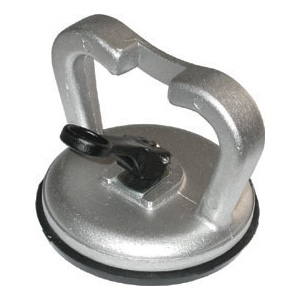 VENTOSE PER TRASPORTO Ventosa di gomma ad alta tenuta diametro mm 120, intercambiabile.<br>Tipo con 1 ventosa, bloccaggio a leva. Portata max kg 40. suckers 4499B