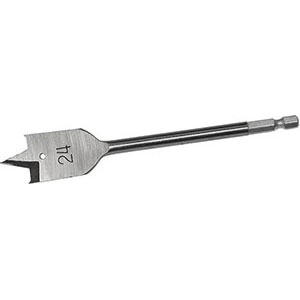 MECCHIE PER TRAPANI ELETTRICI Attacco esagonale 1/4" DIN 3126 E6,3.<br>Lunghezza totale mm 150. sharpened centre bits 4509G 38